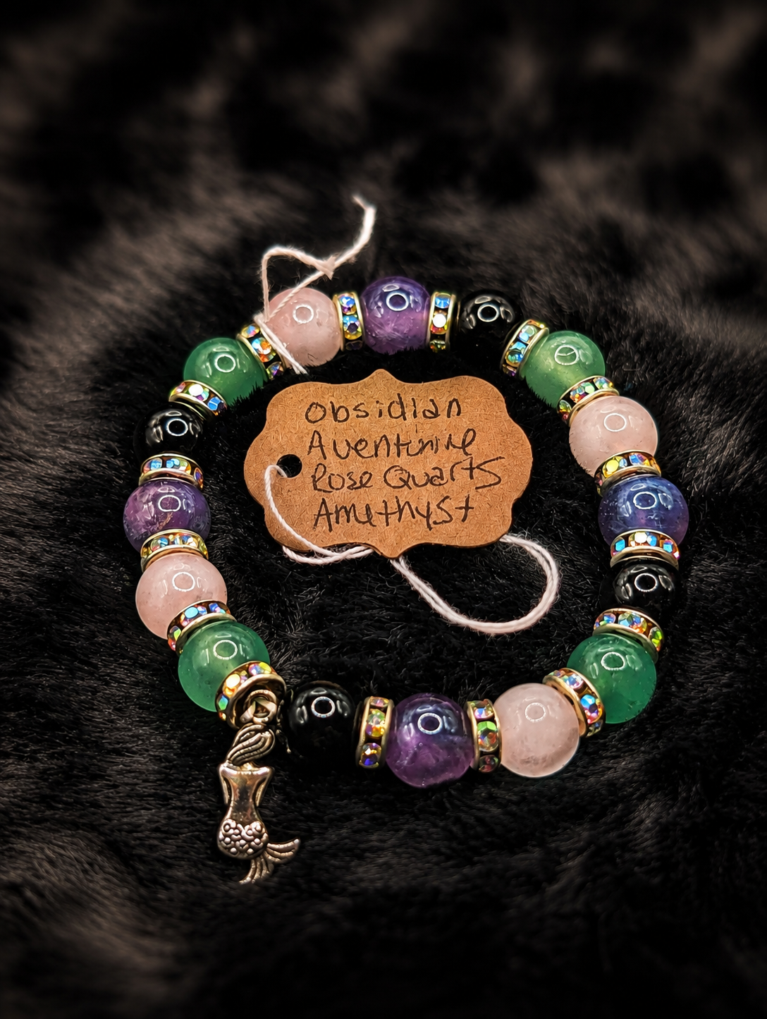 Mermaid's Serenity Gemstone Bracelet 🧜♀️🌊
