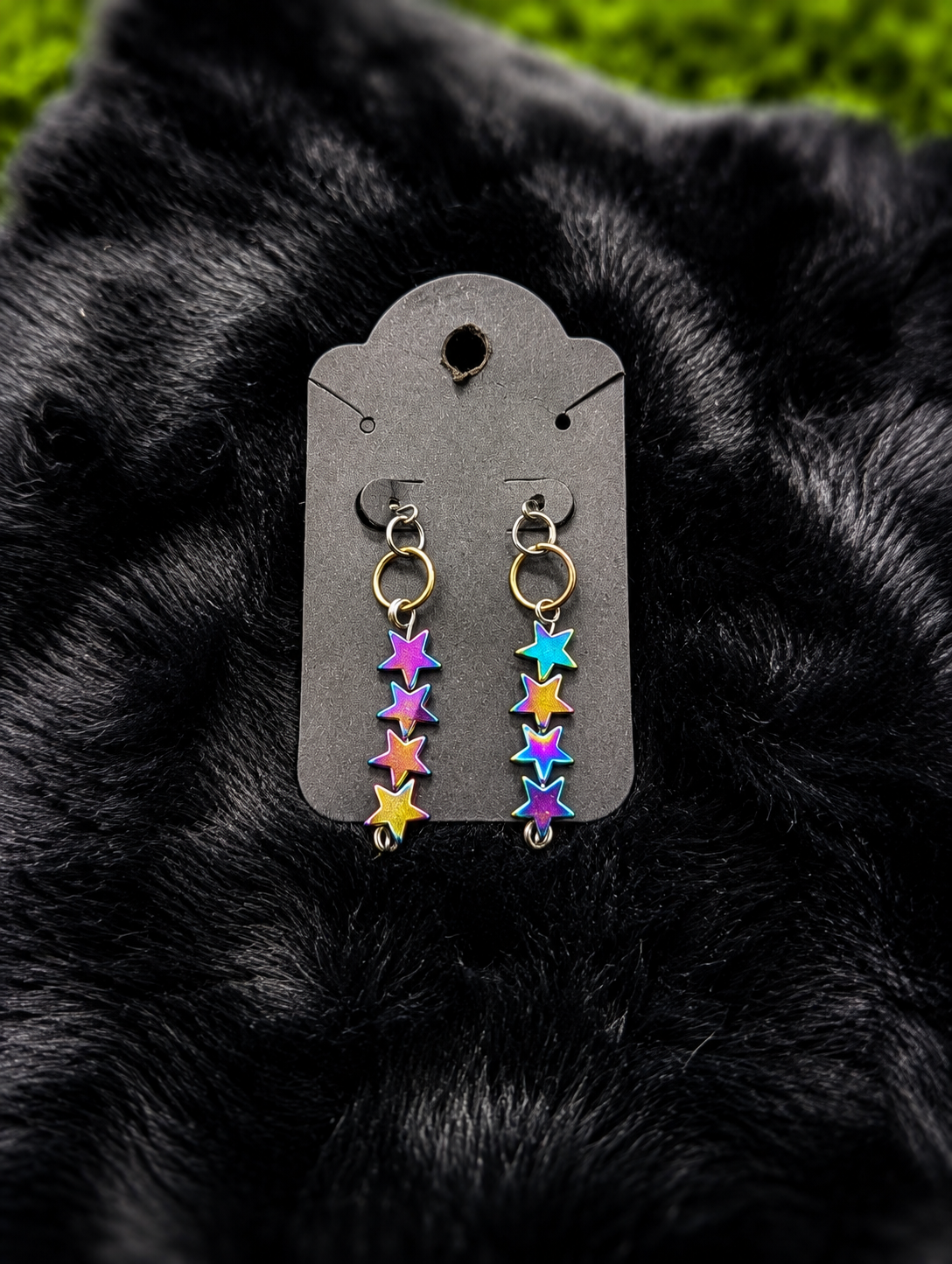 Starlight Cascade Earrings ✨🌈