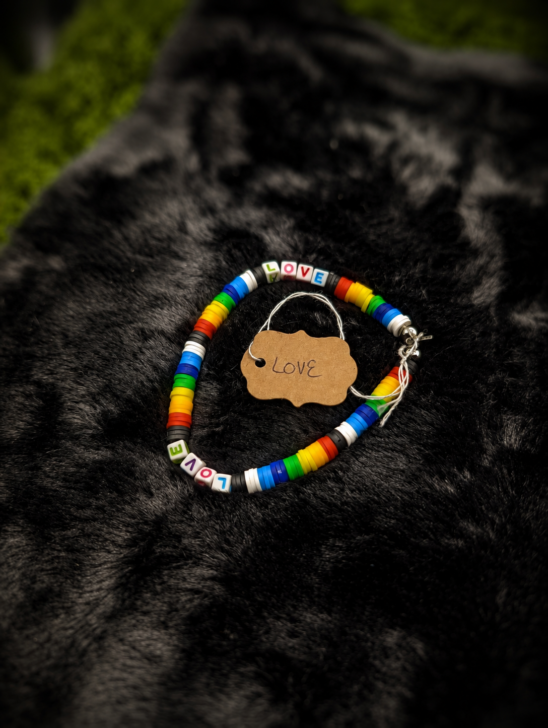 Rainbow Love Heishi Bracelet 🌈❤️