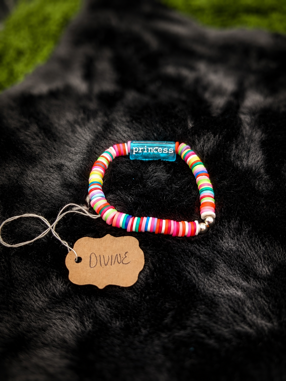 Divine Princess Rainbow Heishi Bracelet 🌈👑