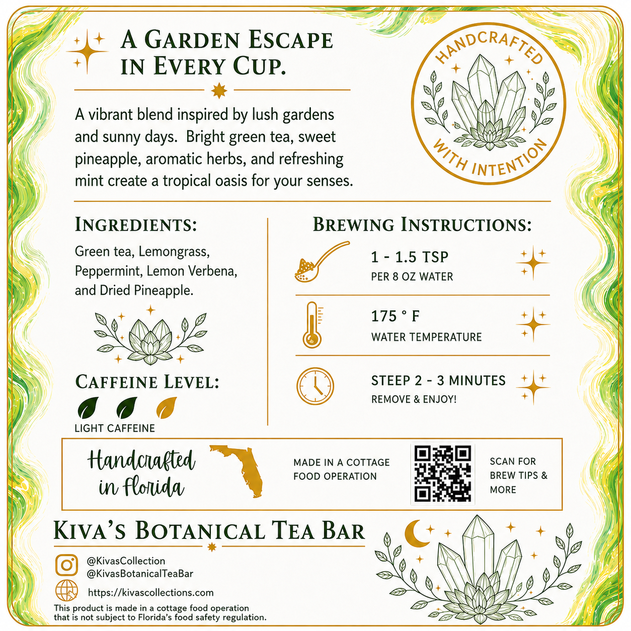 Garden Goddess Tea - 0.5 oz.