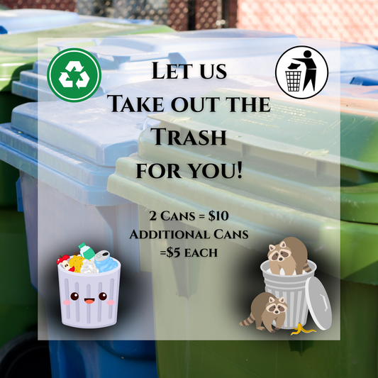 🗑️ Trash Can Curb Service